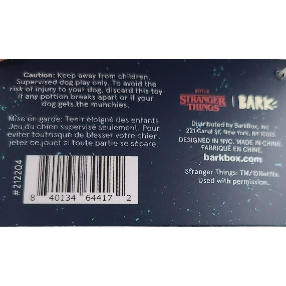 NWT Bark Box Stranger Things Dog Toy Surfer Boy Pizza Van Size M/L Surprise Toy - Picture 9 of 9